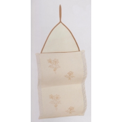 PORTACARTA PARETE ECRU'  20x65 CM.
